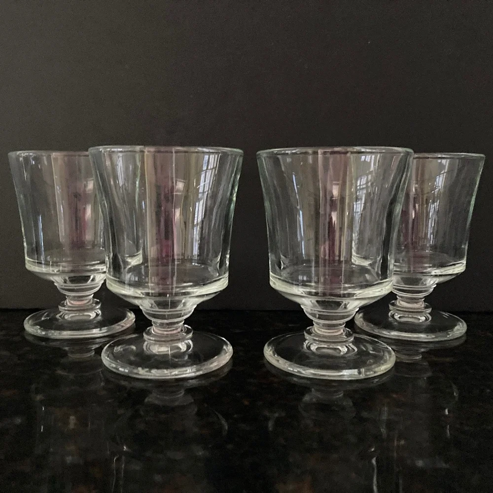 Ballard Designs Four Juice Water Wine Glasses/4 1/2